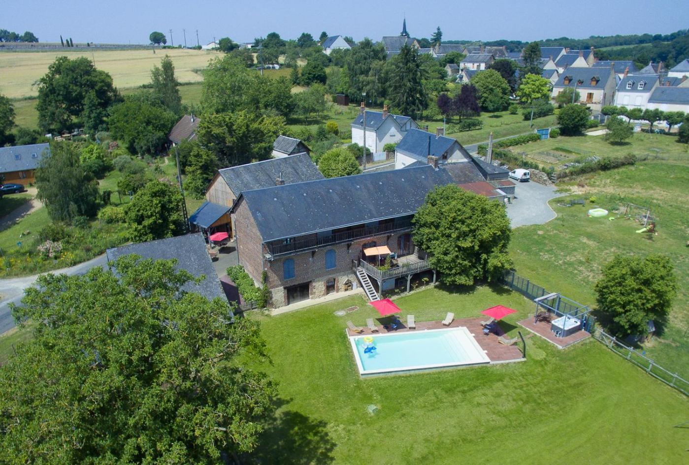 La Haute Forge Maison D'Hotes Thoiré-sur-Dinan Værelse billede